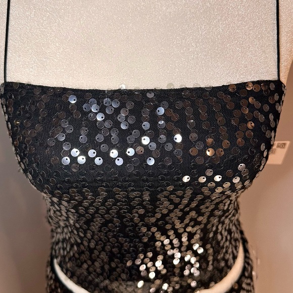 NWT black sequin tank top from American Eagle outfitters - Picture 5 of 8